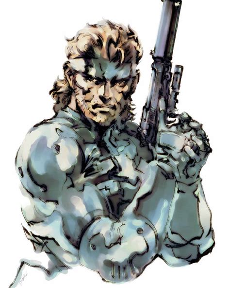 metal gear solid box with soldier|yoji shinkawa metal gear solid.